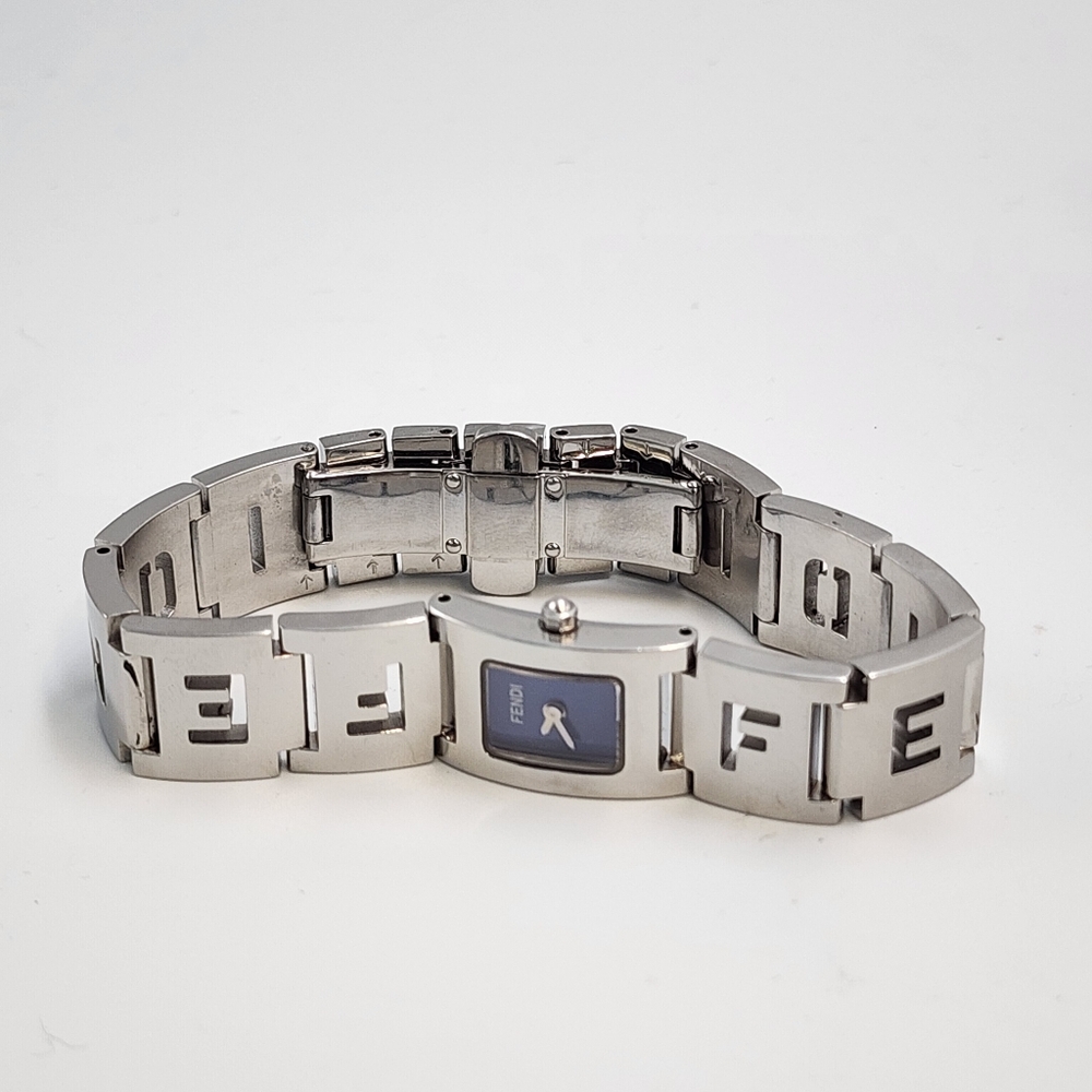 FENDI Woman's 3150L Stainless Watch With Blue Face - Picture 3 of 9